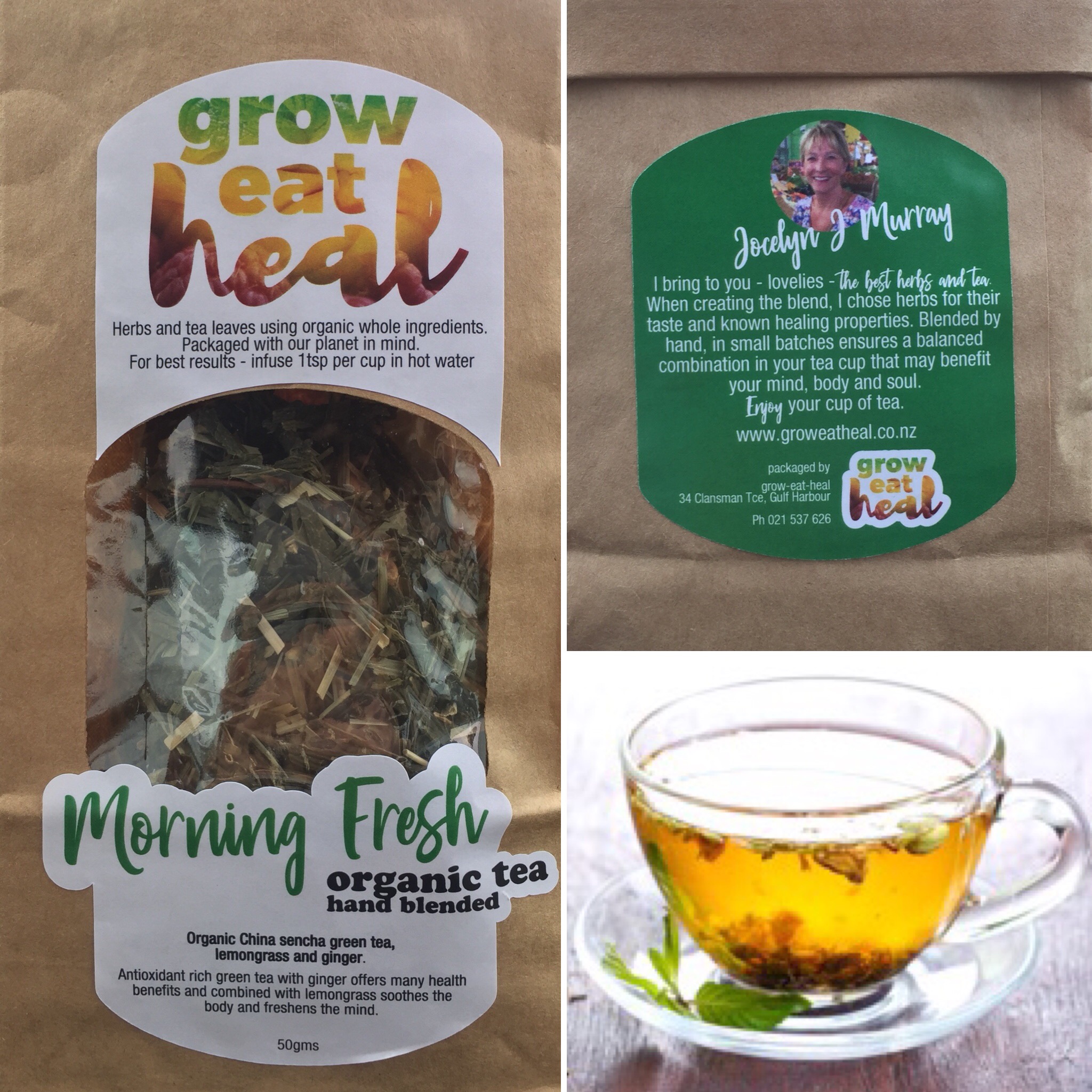 morning fresh - loose leaf organic tea blend