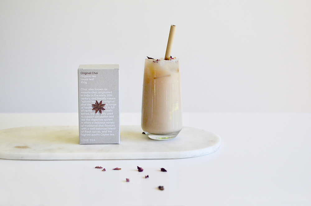 how to make iced spiced chai